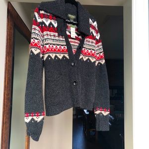 Women’s Eddie Bauer Nordic sweater size large.